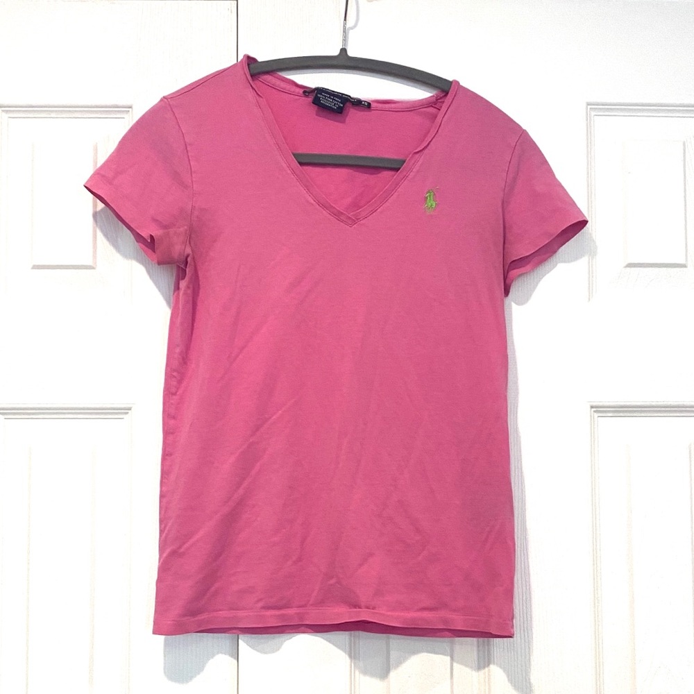 Ralph Lauren Pink Short sleeve Top XS